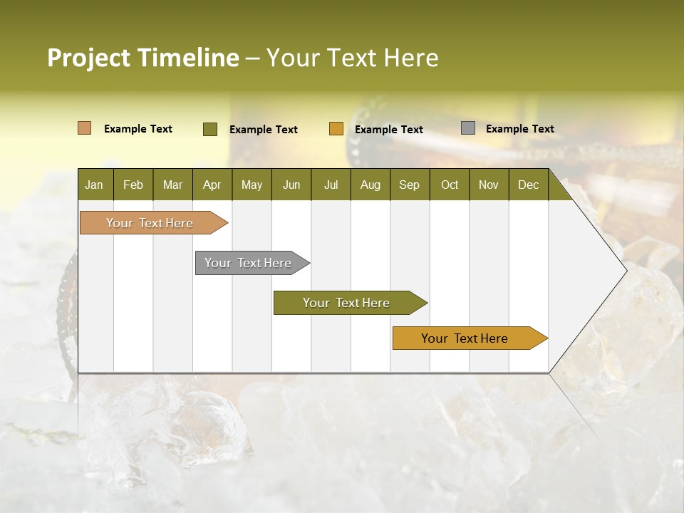 White Party Cocktail PowerPoint Template