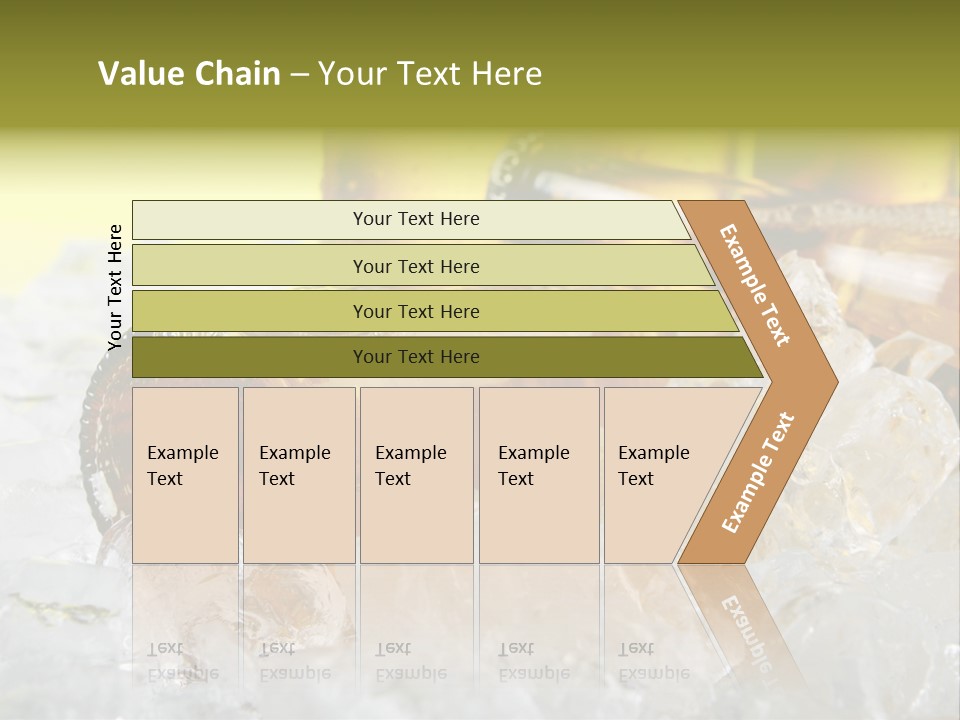 White Party Cocktail PowerPoint Template