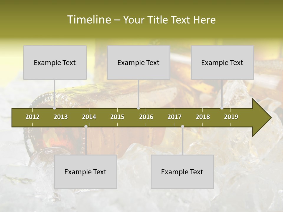 White Party Cocktail PowerPoint Template