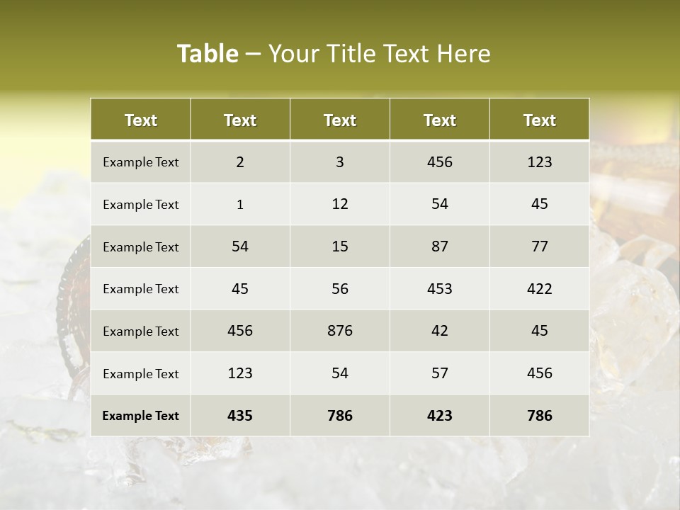 White Party Cocktail PowerPoint Template