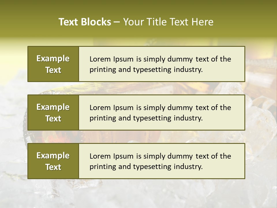 White Party Cocktail PowerPoint Template