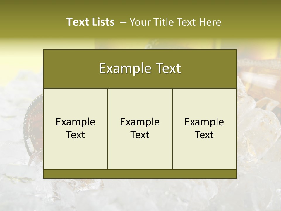 White Party Cocktail PowerPoint Template