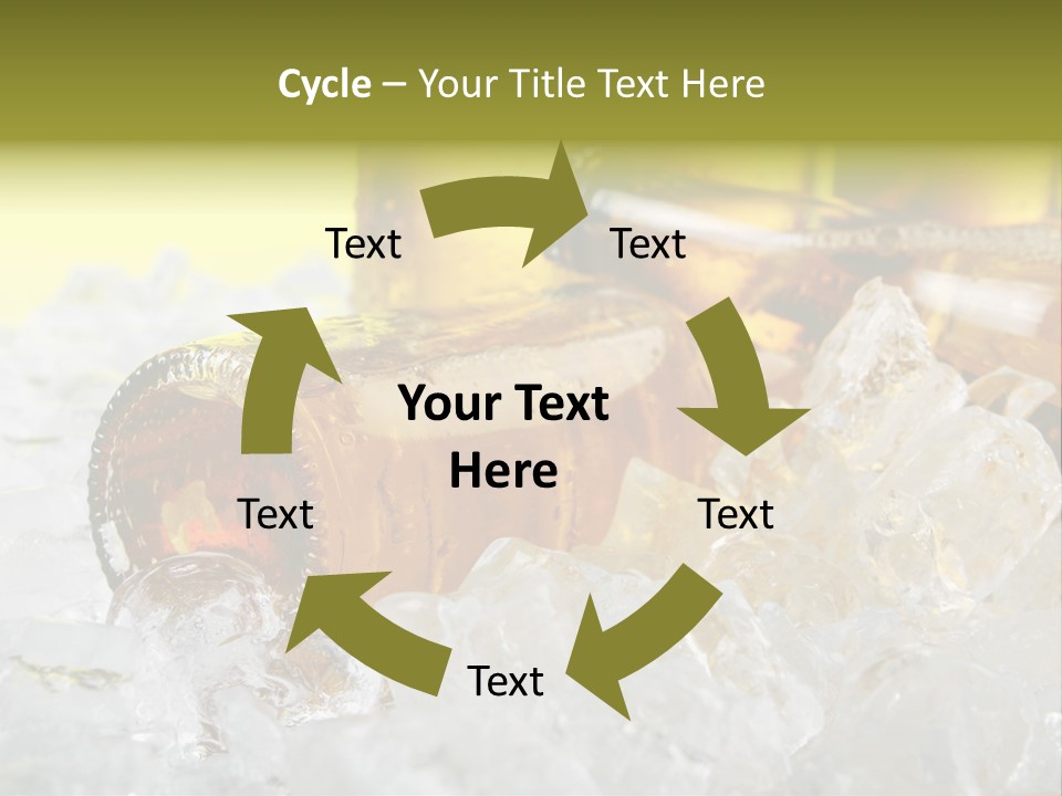 White Party Cocktail PowerPoint Template