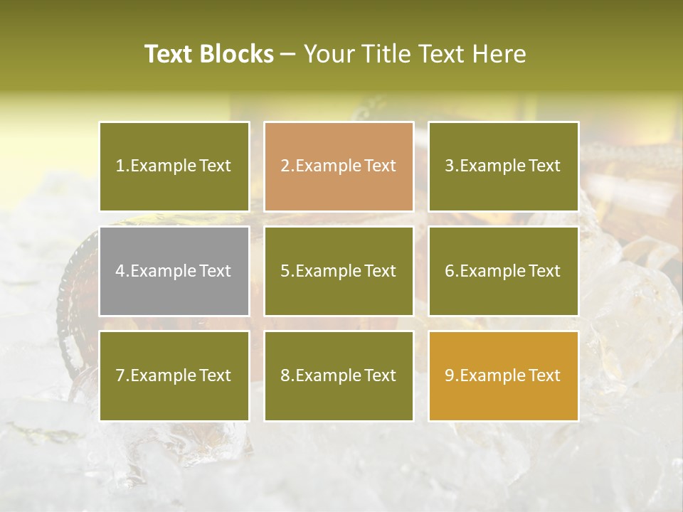 White Party Cocktail PowerPoint Template