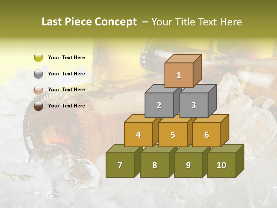 White Party Cocktail PowerPoint Template