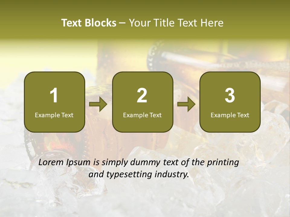 White Party Cocktail PowerPoint Template