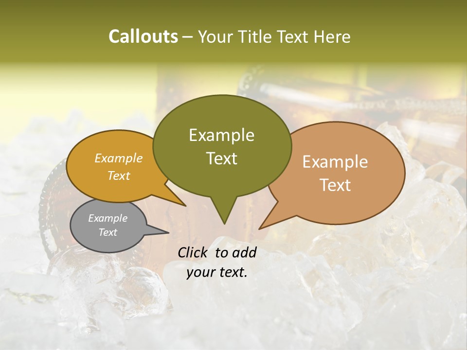 White Party Cocktail PowerPoint Template