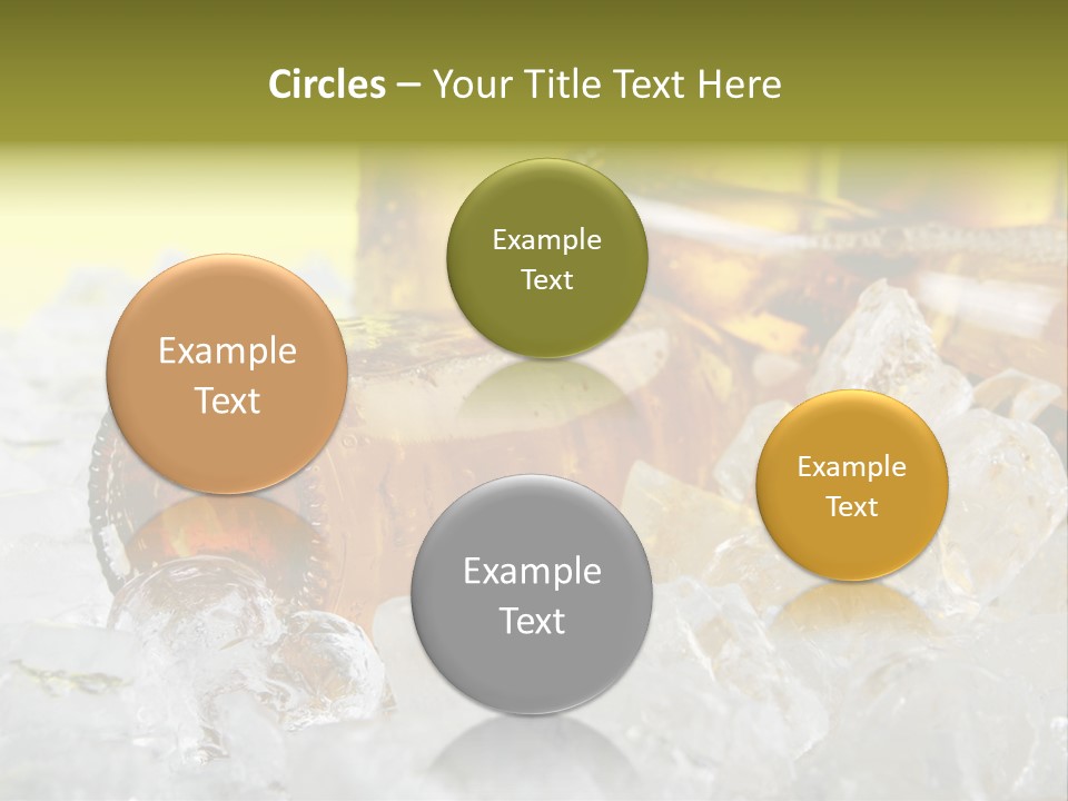 White Party Cocktail PowerPoint Template