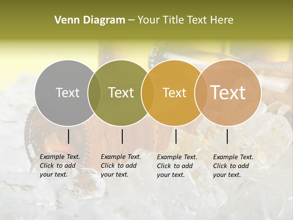 White Party Cocktail PowerPoint Template