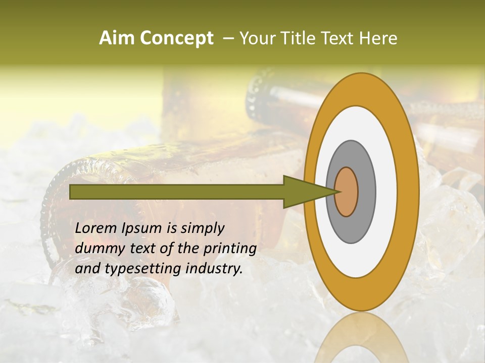 White Party Cocktail PowerPoint Template