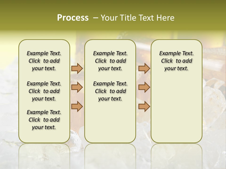White Party Cocktail PowerPoint Template