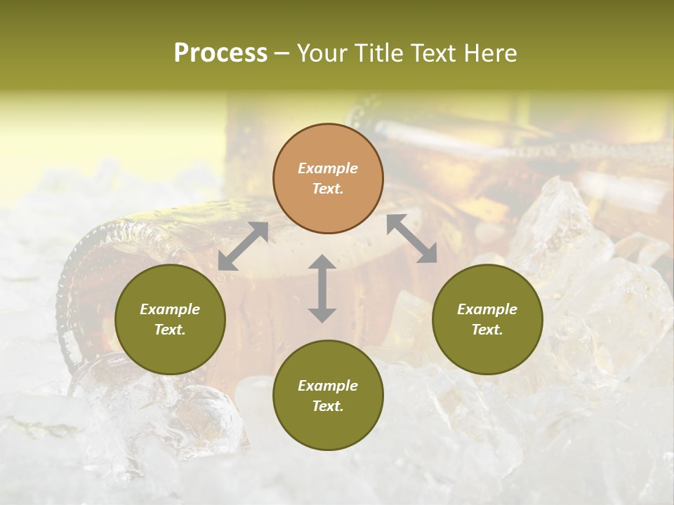 White Party Cocktail PowerPoint Template