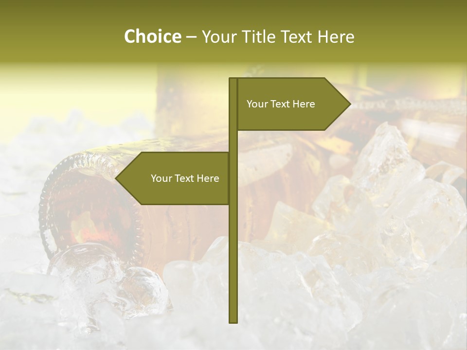 White Party Cocktail PowerPoint Template