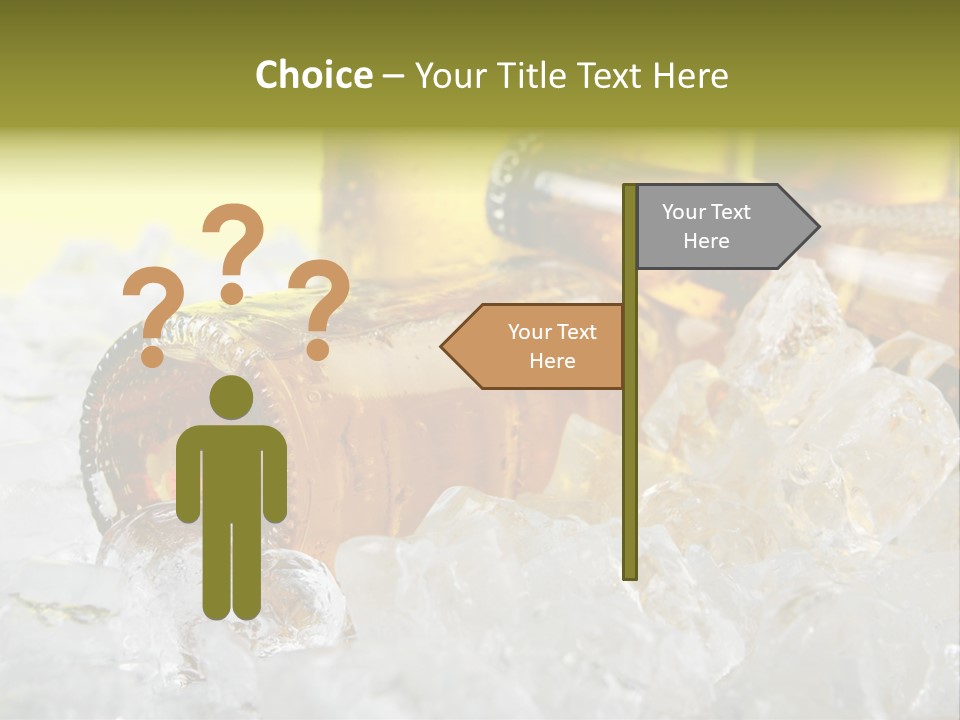 White Party Cocktail PowerPoint Template