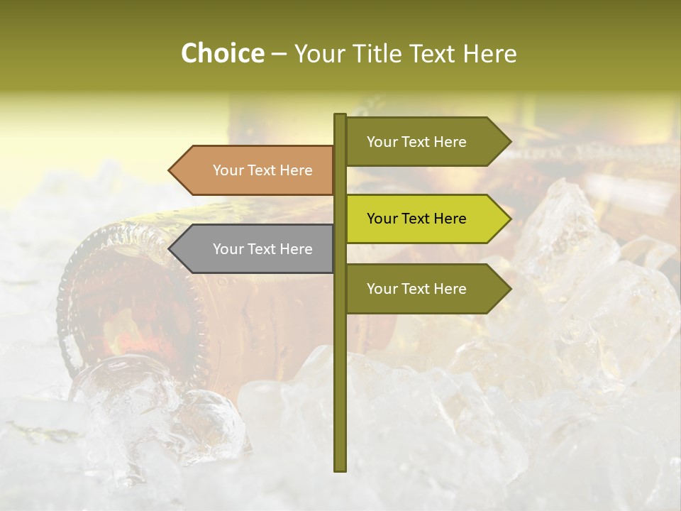 White Party Cocktail PowerPoint Template