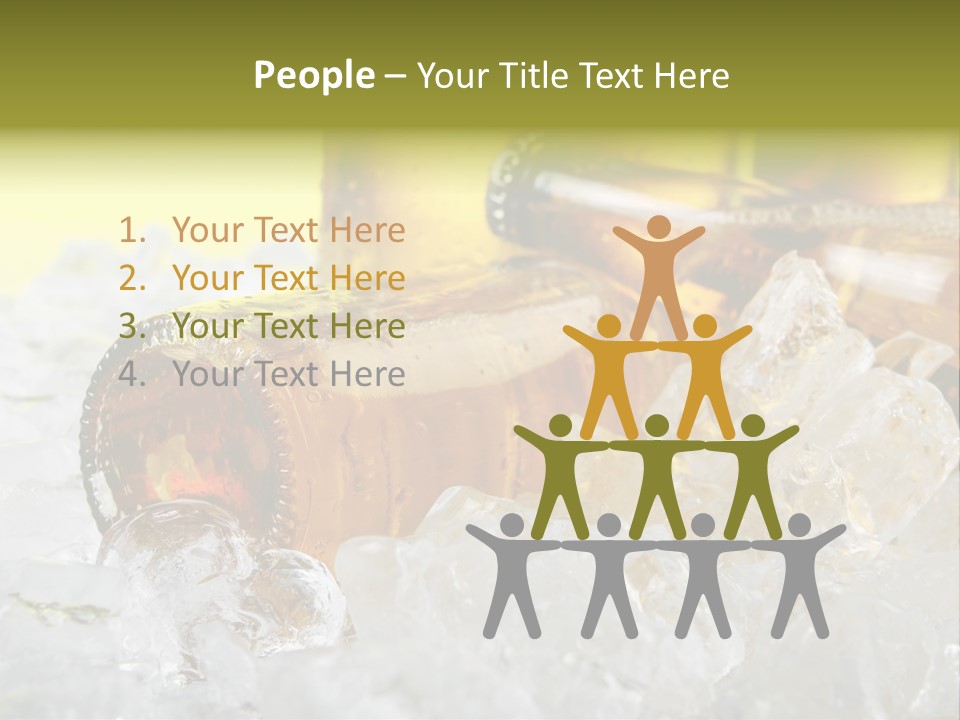 White Party Cocktail PowerPoint Template