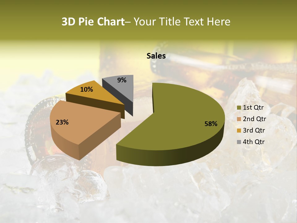 White Party Cocktail PowerPoint Template