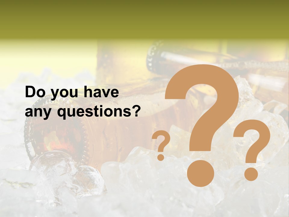 White Party Cocktail PowerPoint Template