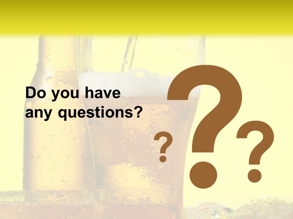 Bubble Close Up Gold PowerPoint Template