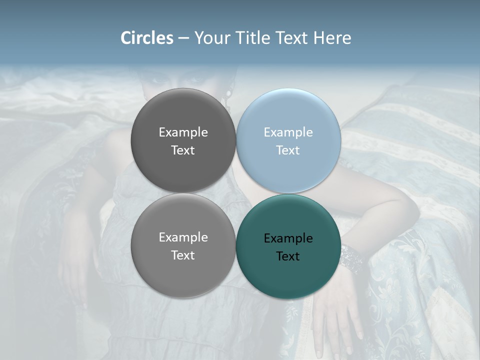 Portrait Dress Romantic PowerPoint Template