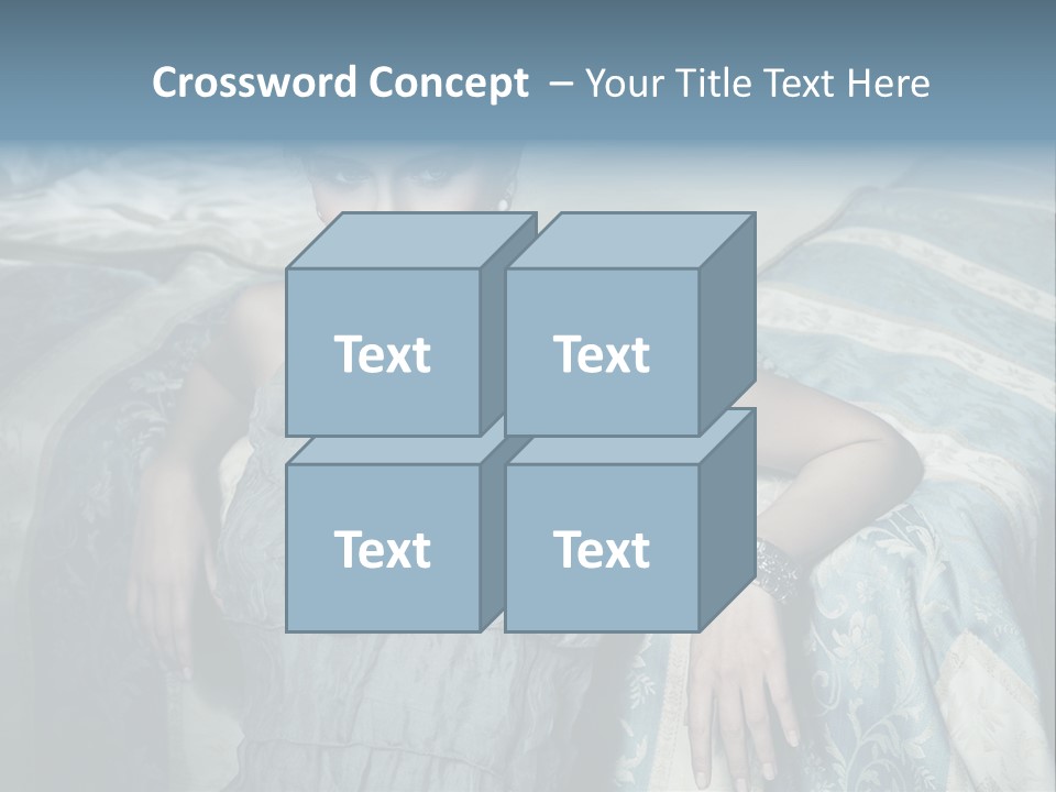 Portrait Dress Romantic PowerPoint Template