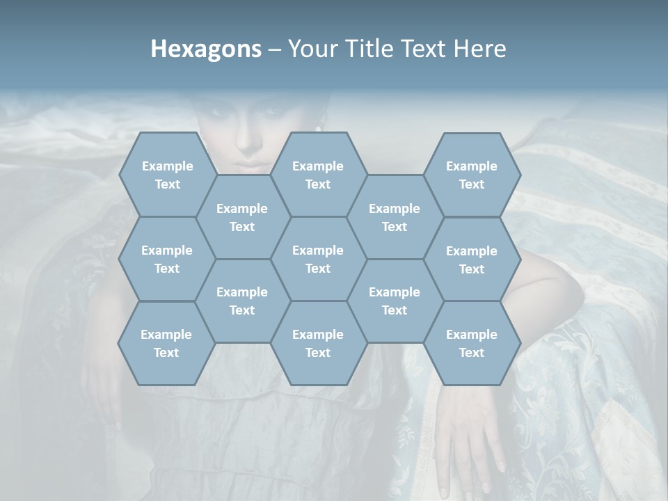 Portrait Dress Romantic PowerPoint Template