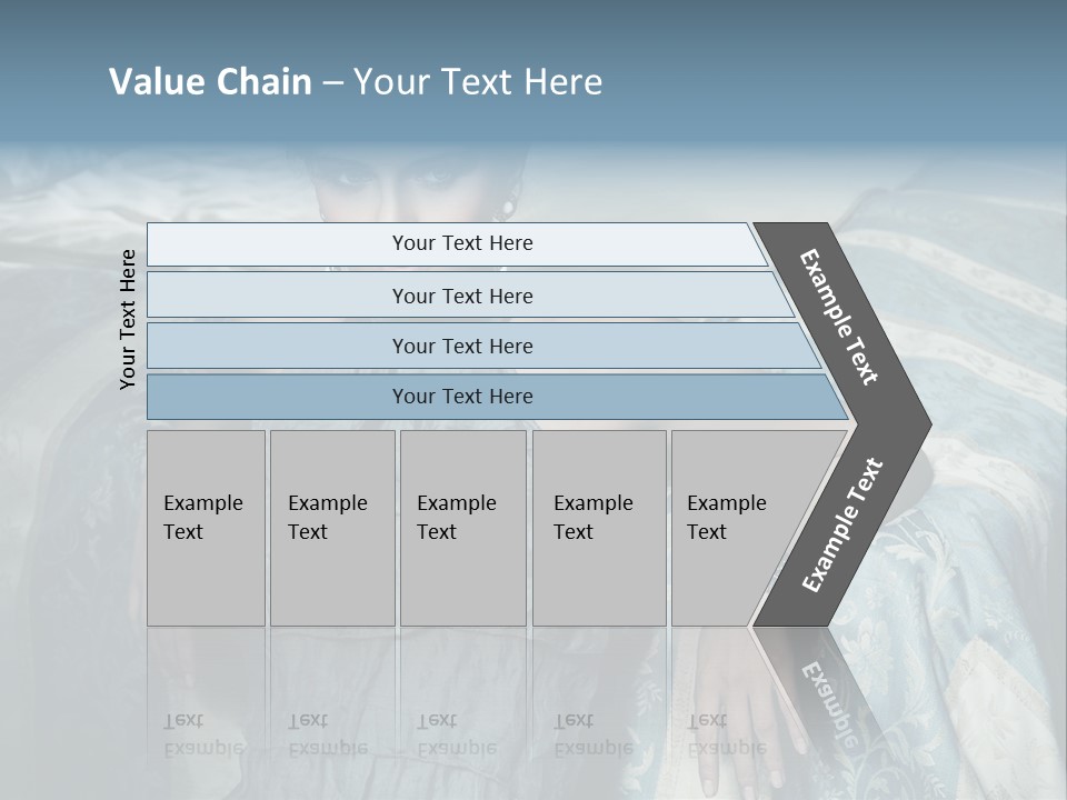 Portrait Dress Romantic PowerPoint Template