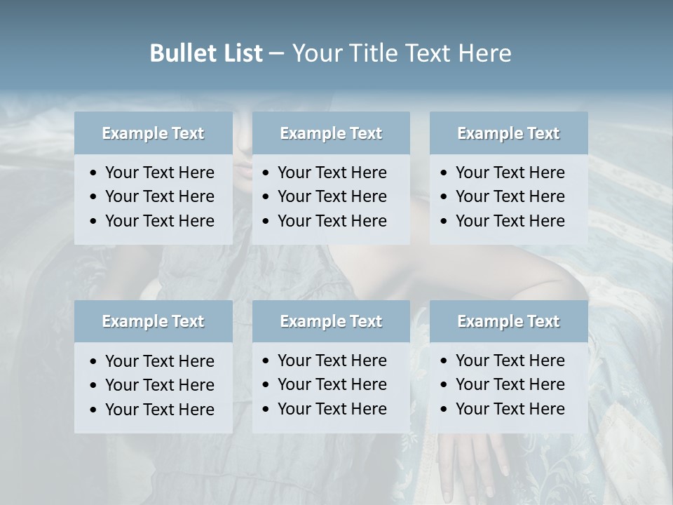 Portrait Dress Romantic PowerPoint Template