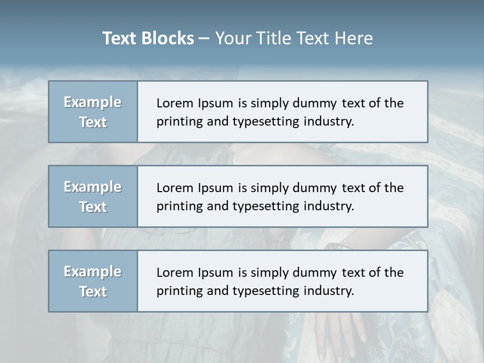 Portrait Dress Romantic PowerPoint Template