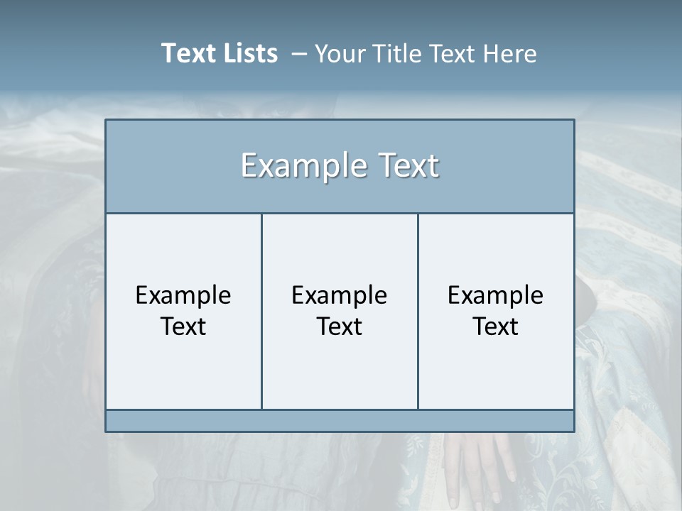 Portrait Dress Romantic PowerPoint Template