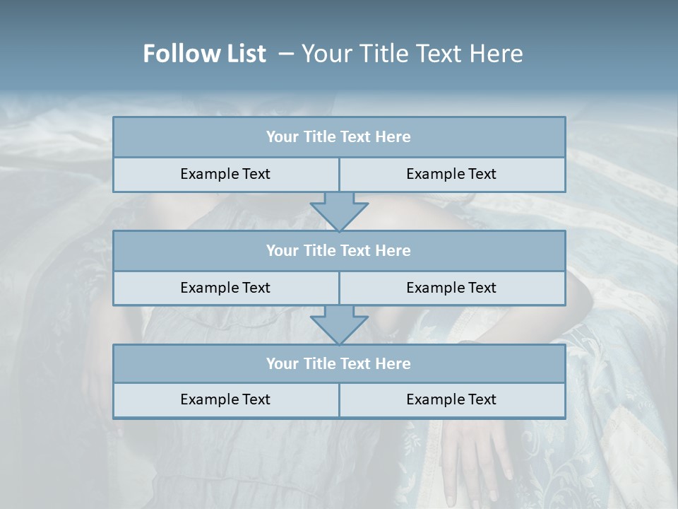 Portrait Dress Romantic PowerPoint Template
