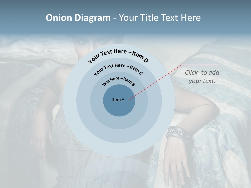 Portrait Dress Romantic PowerPoint Template