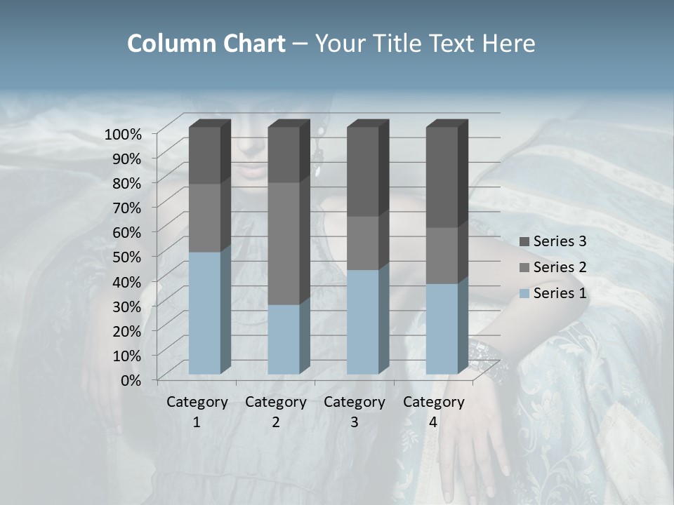 Portrait Dress Romantic PowerPoint Template