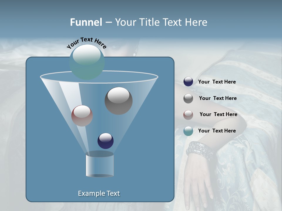Portrait Dress Romantic PowerPoint Template