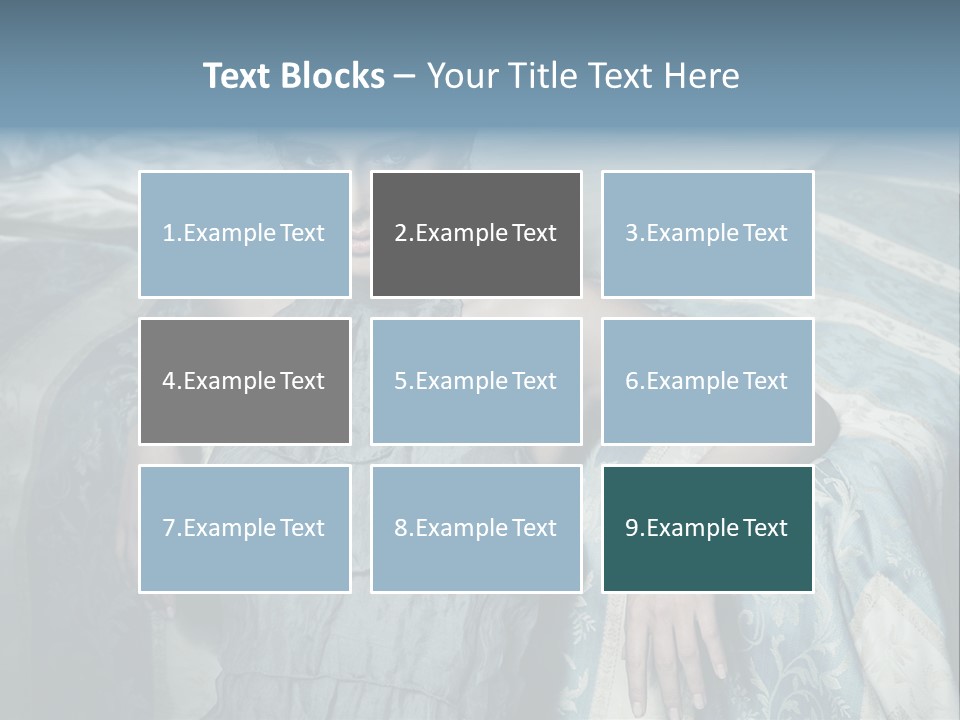 Portrait Dress Romantic PowerPoint Template