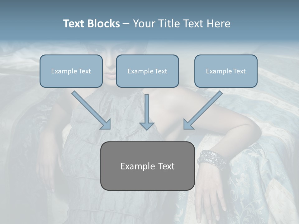 Portrait Dress Romantic PowerPoint Template
