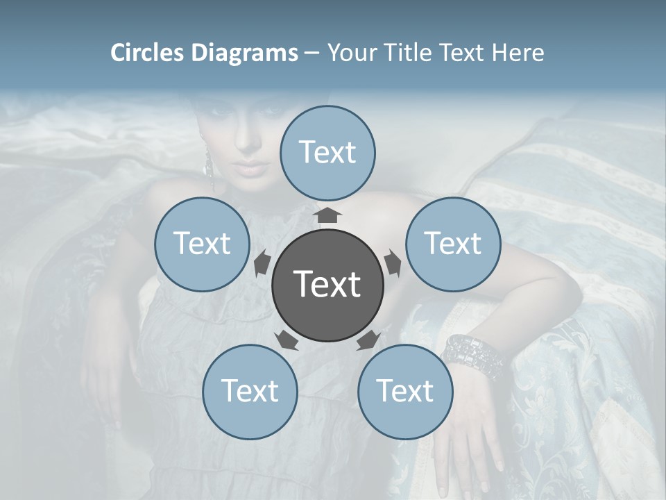 Portrait Dress Romantic PowerPoint Template