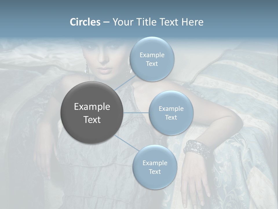 Portrait Dress Romantic PowerPoint Template