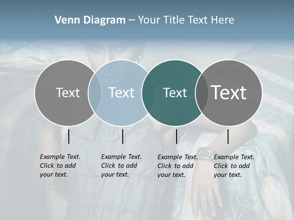 Portrait Dress Romantic PowerPoint Template