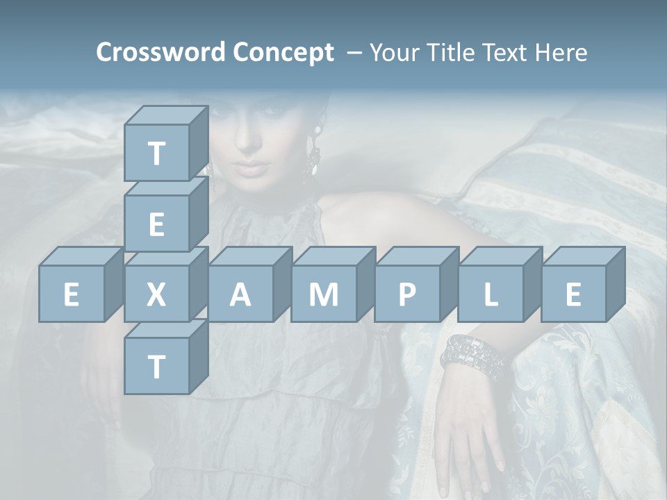 Portrait Dress Romantic PowerPoint Template