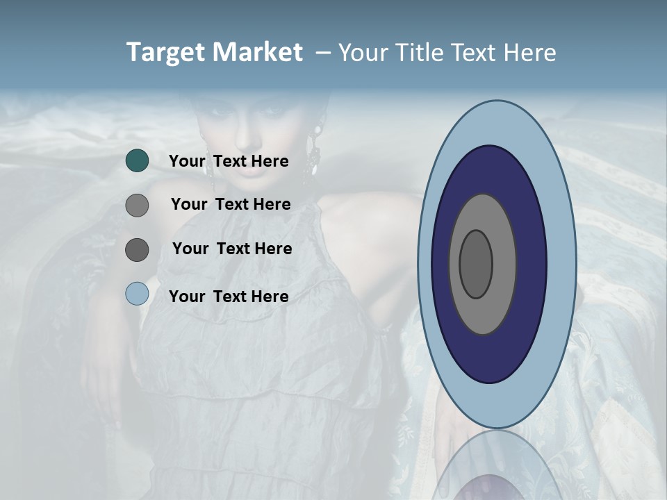 Portrait Dress Romantic PowerPoint Template