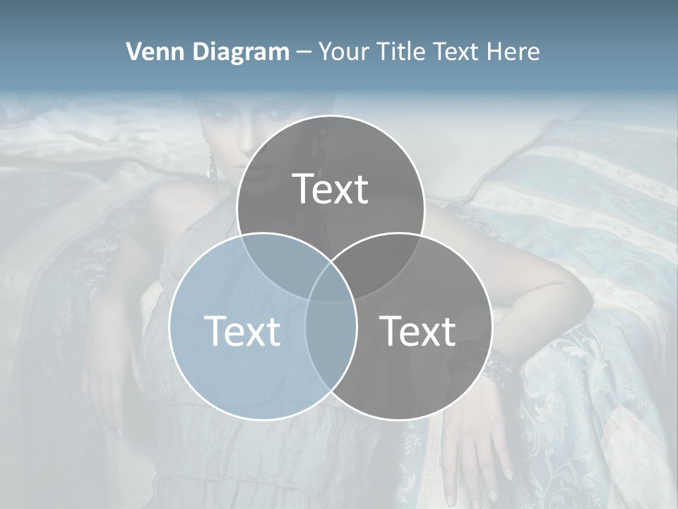 Portrait Dress Romantic PowerPoint Template