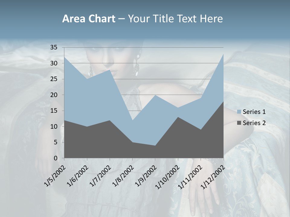 Portrait Dress Romantic PowerPoint Template