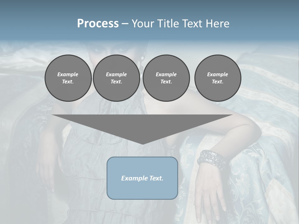 Portrait Dress Romantic PowerPoint Template