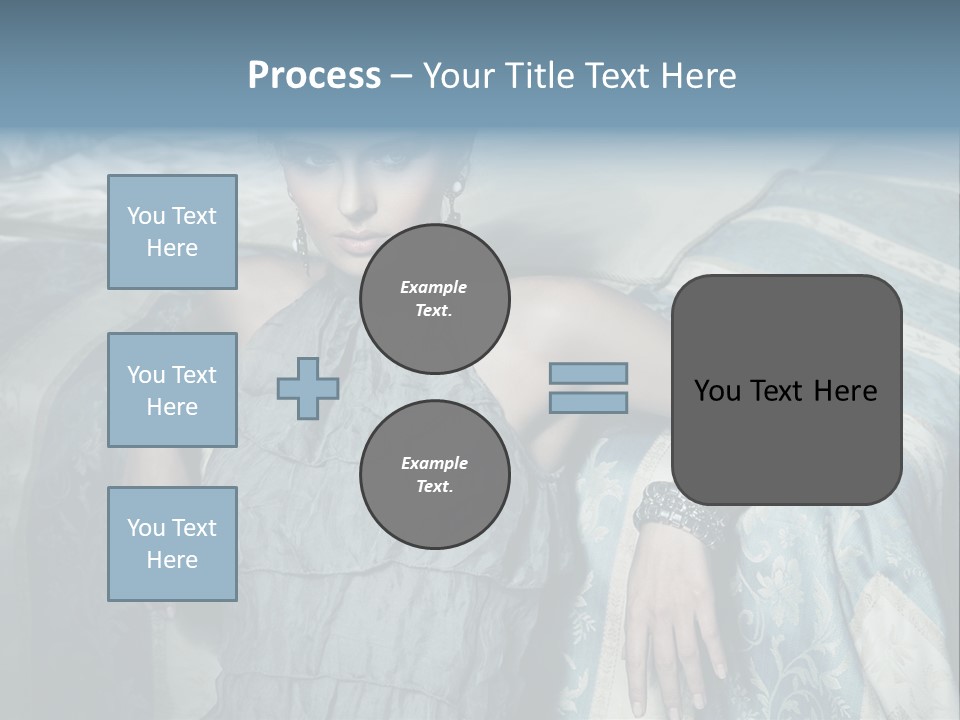 Portrait Dress Romantic PowerPoint Template