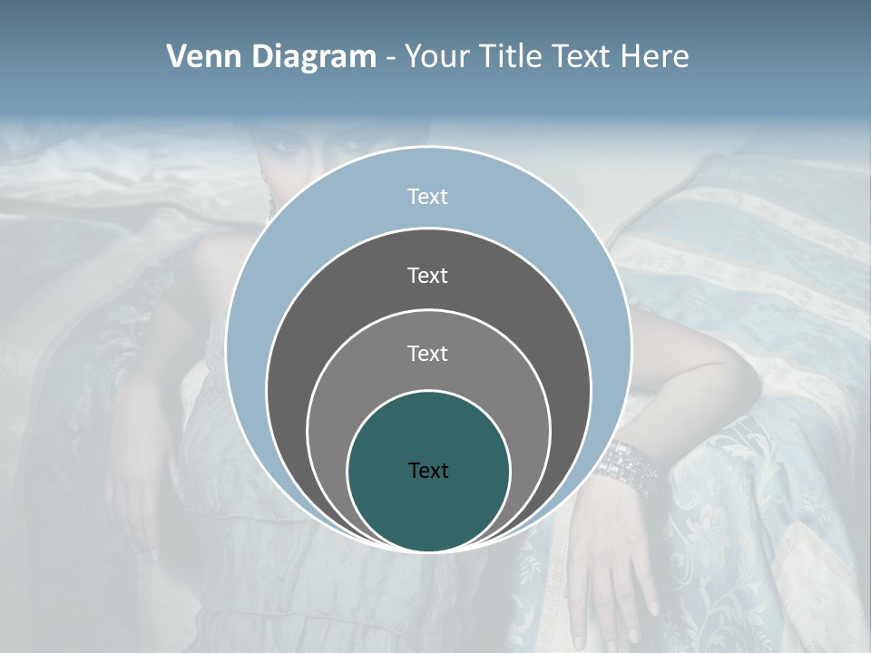 Portrait Dress Romantic PowerPoint Template