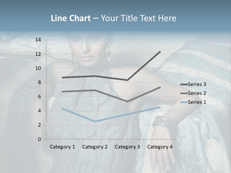 Portrait Dress Romantic PowerPoint Template