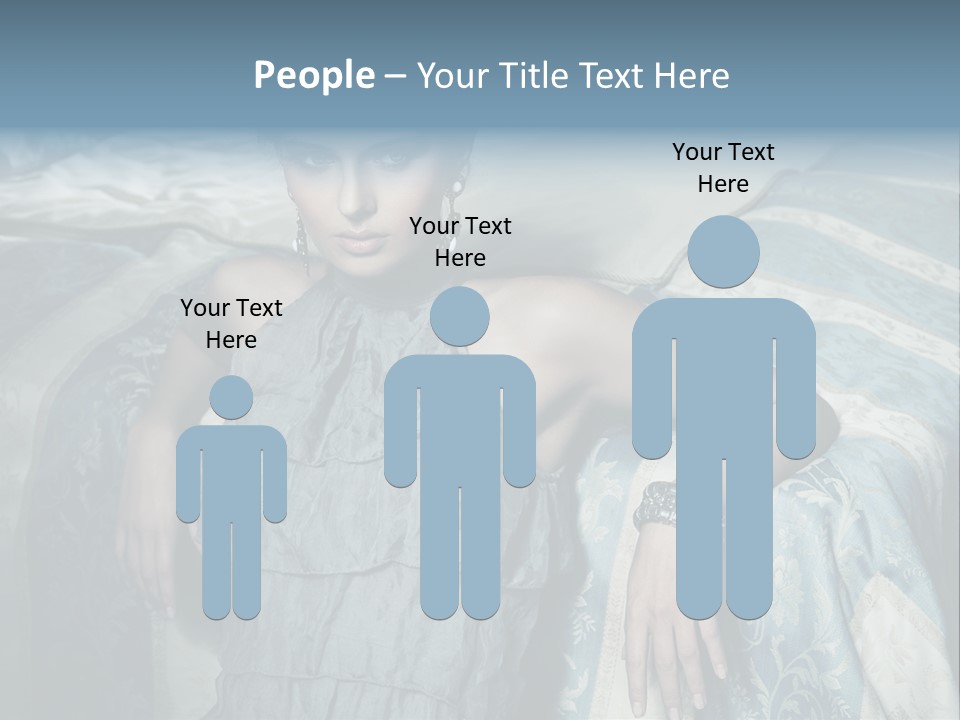 Portrait Dress Romantic PowerPoint Template