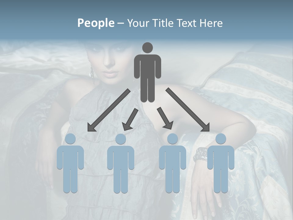 Portrait Dress Romantic PowerPoint Template