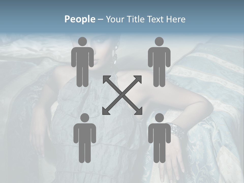 Portrait Dress Romantic PowerPoint Template